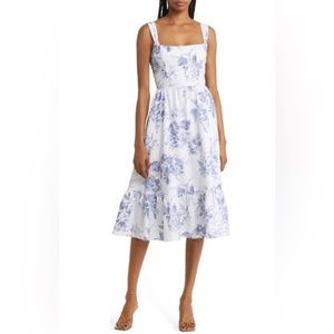 Reformation Bucatini Dress Lupine - Size 12